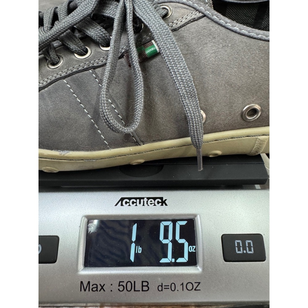 Muk Lugs Sneakers Mens Size 10 Gray Leather Low Top Lace Up Casual - Picture 10 of 11